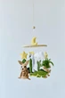 Детский мобиль на кроватку WoollyFox "Друзья из дальних краев: леопард, кенгуру, крокодил, попугай и колючий друг" - изображение 2