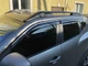 Ветровики с хромом (4 шт, Niken) для Renault Duster 2024- гг - изображение 1