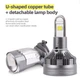Світлодіодні LED лампи з лінзою M01U H4 (ближній/дальній) 11000 LM 6000 K 12V 120 w - изображение 6