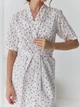 Халат женский хлопковый летний BARWA garments 0375 L Белый (2110003753129) - изображение 11