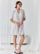 Халат женский хлопковый летний BARWA garments 0375 L Белый (2110003753129) - изображение 12