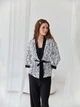 Пижама (накидка + штаны) женская из вискозы BARWA garments 0345/344 L Черная с белым (2113453443015) - изображение 14