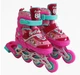 Комплект роликов с защитой 210-XS Best Roller колеса PVC светящиеся. Pink (размер 26-28) (153148) - изображение 2