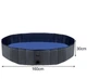 Большой складной бассейн для животных Purlov 160х30 см серый - изображение 2
