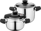 Zestaw szybkowarów BergHOFF Vita 7 + 4 l (5413821064680) - obraz 1