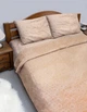 Постельное белье Zastelli BUBBLE BEIGE бязь двуспальное 175х210 - изображение 1
