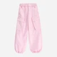 Подростковые штаны-карго для девочки Coccodrillo Dream Diaries Girl Junior WC5119101DGJ-007 140 см Розовые (5904986532911) - изображение 5