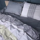 Простынь MirSon полуторная 150x220 см 22-1415 Geometric comfort Сатин (2200011123691) - изображение 4