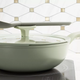 Patelnia wok BergHOFF Leo Balance Sage z pokrywą 28 cm (5413821363714) - obraz 3