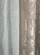 Комплект штор VR-Textil Лен Мрамор 150х270 2шт и Тюль 400х270 1717ш-1276т Серо-бежевый с белым 71-013/3 - изображение 7