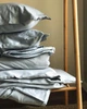 Простирадло Cozy 130x240 см без резинки Сіро-блакитне - изображение 2