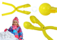 Сніжколіп для ліплення сніжок LEAN Toys М'яч Жовтий (5905991003632) - зображення 7