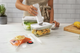 Вакуумный стартовый набор ZWILLING Fresh & Save 7 шт стекло M/L белый вакуумный насос контейнеры пакеты 36806-007-0 - изображение 4