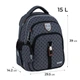 Шкільний набір 5 в 1 Kite Education College Line Boy SET_K25-763M-3 (рюкзак, пенал, сумка, ланчбокс, пляшечка) - зображення 2
