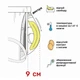 Чоловічі анатомічні боксери Anatomic Classic w/fly Plus, Black Series, чорний 5XL CPS100-01 - зображення 3