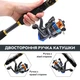 Комплект для риболовлі: вудка Proberos TFR036 2.4 м з котушкою, приманками та гачками в Сумці (3_06592) - зображення 5
