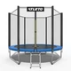 Батут дитячий з сіткою та драбинкою 252 см Atleto + в подарунок рукавиці - изображение 1