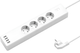 Inteligentna listwa zasilająca Meross 4 gniazda 1.8 m White (0680306682775) - obraz 4