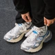 Кросівки чоловічі Li-ning 2YK Star Mother Of Pearl/Silver/Interstellar Blue 38 Синій AGCV109-4 - зображення 8