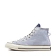 Чоловічі кеді Converse Chuck Taylor Vintage 70 Crafted Stripe HI Washed Indigo/Egret/Black 44,5 Білий A00472C - зображення 3