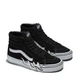 Жіночі кеди Vans Sk8-HI Flame Black/White Suede 36 Чорний VN0005UJBZW - изображение 2