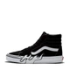 Жіночі кеди Vans Sk8-HI Flame Black/White Suede 36 Чорний VN0005UJBZW - изображение 3