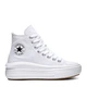 Жіночі кеді Converse Chuck Taylor All Star Move HI White 37.5 Білий 568498C - зображення 1