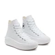 Жіночі кеді Converse Chuck Taylor All Star Move HI White 37.5 Білий 568498C - зображення 4