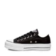 Жіночі кеді Converse Chuck Taylor All Star Platform OX Black/White 36.5 Чорний 560250C - зображення 3