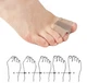 Ортопедичний коректор-роздільник пальців Fiber Toe Separators для корекції вальгусу комплект Розмір L - зображення 7