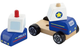 Drewniana piramidka Viga Auto policyjne 50201 (6934510502010) - obraz 3