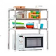 Полиця-органайзер Підставка для мікрохвильовки з полицями для посуду та спецій Multifunctional storage rack 5897 - зображення 1
