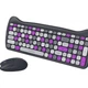 Комплект (Клавиатура и мышь) Canyon HSET-W6 EN Kitty Edition AAA+АА Wireless Violet (CNS-HSETW6VT) - изображение 4
