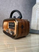 Радиоприёмник GOLON RX-BT628S с аккумулятором Bluetooth, USB, SD и солнечной панелью Тёмный - изображение 7