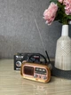 Радіоприймач GOLON RX-BT628S з акумулятором Bluetooth, USB, SD і сонячною панеллю Світлий - зображення 4