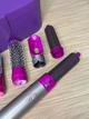 Стайлер 5в1 HAIR BRUSH Styler + Коробка Чехол с функциями придания объема, выпрямления, укладки Фиолетовый - изображение 5