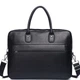 Сумка - портфель для ноутбука из натуральной кожи Tiding Bag M364A Черная 40х30х6см - изображение 2
