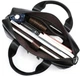 Мужская сумка для ноутбука деловая из натуральной кожи Tiding Bag N76955 Черная 39х28х8см - изображение 9