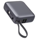 Портативна батарея Powerbank Proove Moon Rock , 22.5 Вт, 10000 мАг, Type-C, Lightning Сірий - зображення 1