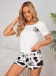 Пижама женская Milk cow с принтом футболка + шорты Размер XL - изображение 2