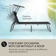 Садовый шезлонг Blumfeldt Amalfi Sun Lounger (10040101) - изображение 2