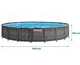 Каркасный бассейн 549 x 122 см Intex 26744 GreyWood Prism Frame Pool - изображение 4