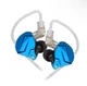 KZ ZSN PRO X (Sky Blue, No Micro) – Гібридні навушники 1DD+1BA з потужним звучанням - зображення 2