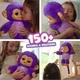 WowWee Fingerlings Мягкая интерактивная обезьянка Санни Care 'n' Cuddles Interactive Baby Monkey Sunny - изображение 3