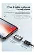 Переходник адаптер для iOS iPhone iPad c USB-C(Type-C) на Lightning для зарядки iPhone Серый - изображение 2