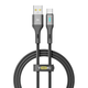 USB YOKI LED YK-LE17 Type-C 3A 1.2m Черный - изображение 1