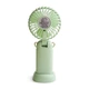 Вентилятор портативный ручной мини на аккумуляторе + USB Mini Fan TP-01 на присоске Салатовый - изображение 4