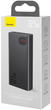 Powerbank Baseus Adaman Metal 20000 mAh PD 22.5W USB-C 2 x USB-A QC 3.0 Lightning Black (6932172618308) - obraz 4