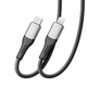 Кабель USB Ridea RC-US42 UltraStrong Type-C to Lightning 30W 2m Чорний - зображення 6