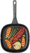 Patelnia grillowa Berghoff Stone+ czarna 26 cm (5413821375120) - obraz 3